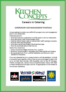 Vacancy Advert